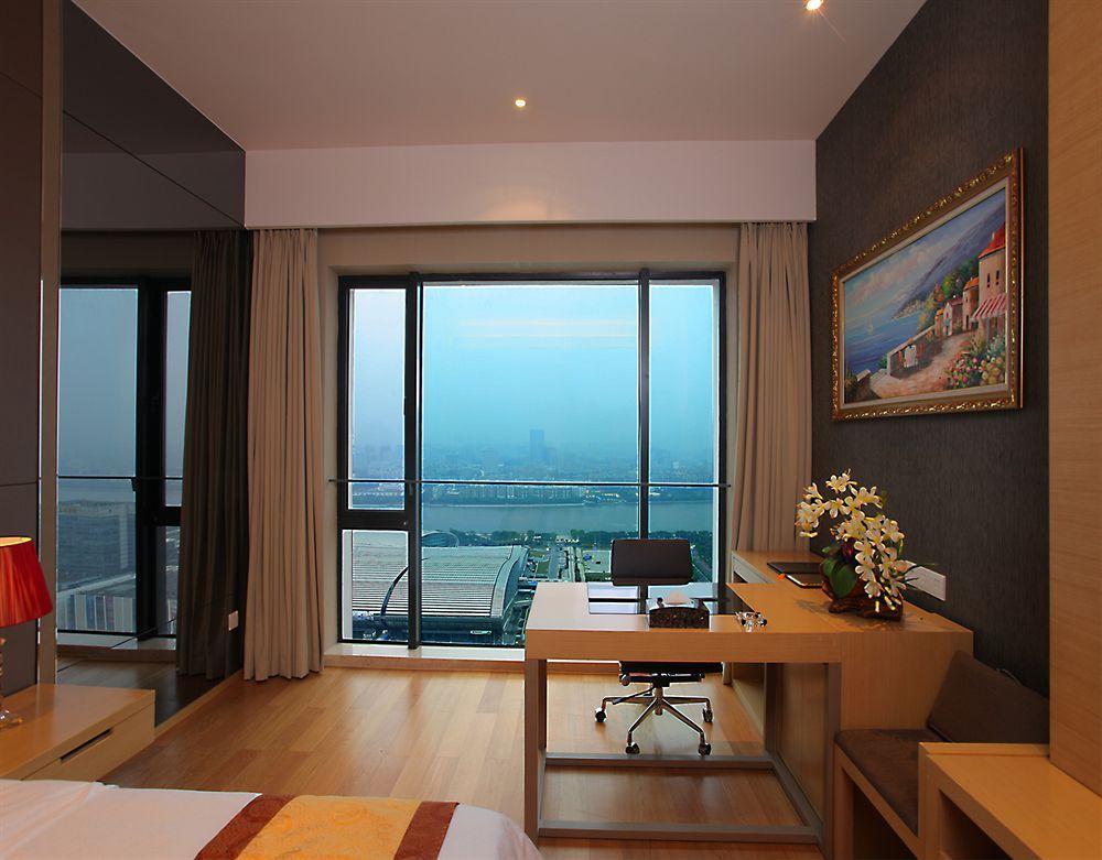Guangzhou Heefun Apartment - Poly World Trading Center Shajing المظهر الخارجي الصورة